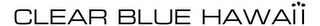 CLEAR BLUE HAWAII logo