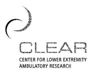 CLEAR CENTER FOR LOWER EXTREMITY AMBULATORY RESEARCH logo