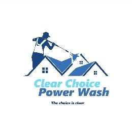 CLEAR CHOICE POWER WASH THE CHOICE IS CLEAR logo