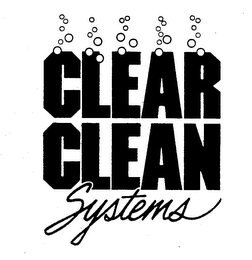 CLEAR CLEAN SYSTEMS logo