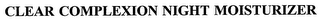 CLEAR COMPLEXION NIGHT MOISTURIZER logo