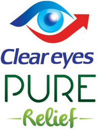 CLEAR EYES PURE RELIEF logo