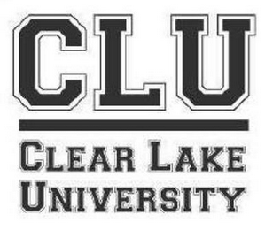 CLEAR LAKE UNIVERSITY CLU logo