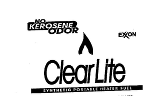 CLEAR LITE, NO KEROSENE ODOR EXXON, SYNTHETIC PORTABLE HEATER FUEL logo
