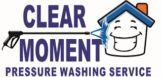 CLEAR MOMENT PRESSURE WASHING SERVICE logo