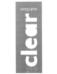 CLEAR NUTRITION logo