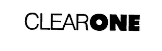 CLEAR ONE logo