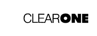 CLEAR ONE logo