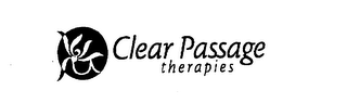 CLEAR PASSAGE THERAPIES logo