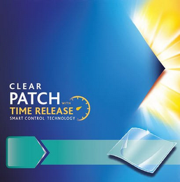 CLEAR PATCH WITH TIME RELEASE SMART CONTROL TECHNOLOGY logo