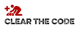 CLEAR THE CODE logo