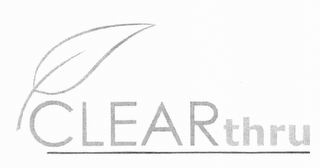 CLEAR THRU logo