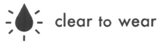 CLEAR TO WEAR logo