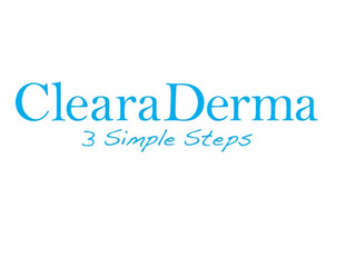 CLEARADERMA 3 SIMPLE STEPS logo