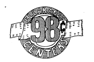 CLEARANCE 98 (CENT SYMBOL) CENTERS logo