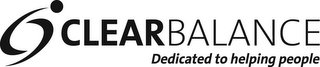 CLEARBALANCE DEDICATED TO HELPING PEOPLE logo