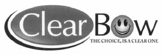 CLEARBOW THE CHOICE IS A CLEAR ONE logo