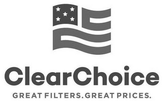 CLEARCHOICE GREAT FILTERS. GREAT PRICES. logo
