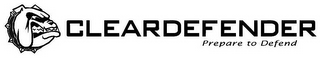 CLEARDEFENDER PREPARE TO DEFEND logo