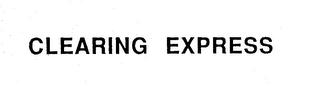 CLEARING EXPRESS logo