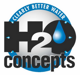CLEARLY BETTER WATER H2O CONCEPTS logo