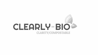 CLEARLY-BIO CLARITY/COMPOSTABLE logo