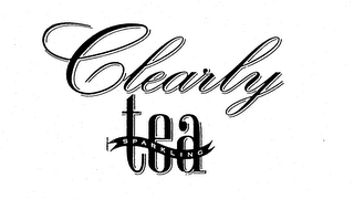 CLEARLY SPARKLING TEA logo