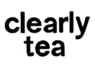 CLEARLY TEA logo