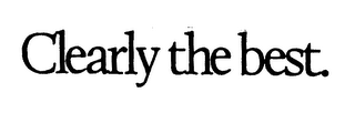 CLEARLY THE BEST. logo