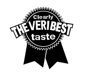CLEARLY THE VERIBEST TASTE logo