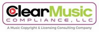 CLEARMUSIC COMPLIANCE, LLC A MUSIC COPYRIGHT & LICENSING CONSULTING COMPANY logo