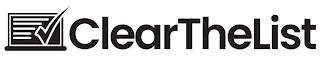 CLEARTHELIST logo