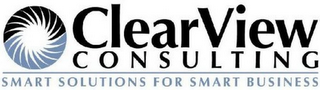 CLEARVIEW CONSULTING SMART SOLUTIONS FOR SMART BUSINESS logo