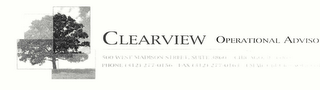 CLEARVIEW OPERATIONAL ADVISORS logo