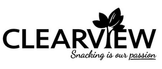 CLEARVIEW SNACKING IS OUR PASSION logo