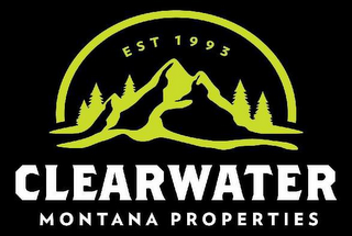 CLEARWATER MONTANA PROPERTIES EST 1993 logo