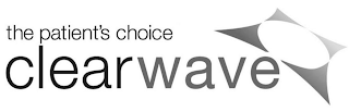 CLEARWAVE THE PATIENT'S CHOICE logo