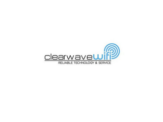 CLEARWAVE WIFI RELIABLE TECHNOLOGY & SERVICE logo