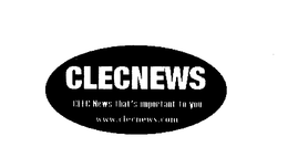 CLECNEWS CLEC NEWS THAT'S IMPORTANT TO YOU WWW.CLECNEWS.COM logo