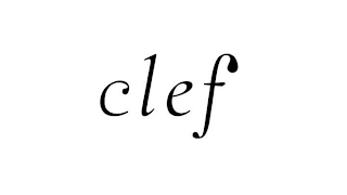 CLEF logo