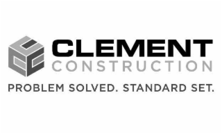 CLEMENT CONSTRUCTION PROBLEM SOLVED. STANDARD SET. logo