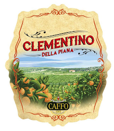 CLEMENTINO DELLA PIANA SEMPER AD MAIORA CAFFO 1915 ANTICA DISTILLERIA logo