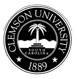 CLEMSON UNIVERSITY 1889 SOUTH CAROLINA logo