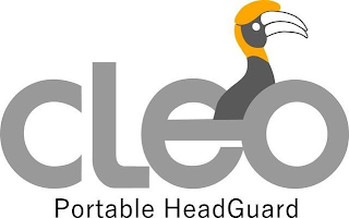 CLEO PORTABLE HEADGUARD logo