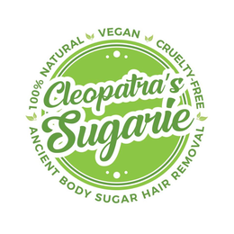 CLEOPATRA'S SUGARIE 100% NATURAL VEGAN CRUELTY-FREE ANCIENT BODY SUGAR HAIR REMOVAL logo