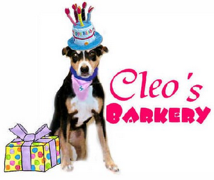 CLEO'S BARKERY HAPPY BIRTH logo