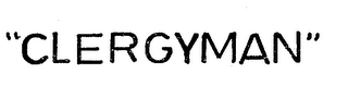 "CLERGYMAN" logo