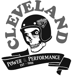 CLEVELAND CLEVELAND POWER & PERFORMANCE EST. 1986 POWER & PERFORMANCE EST · 1986 logo