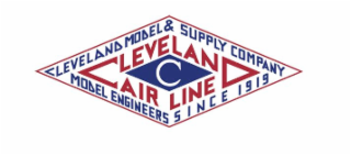 CLEVELAND MODEL & SUPPLY COMPANY CLEVELAND C AIR LINE MODEL ENGINEERS SINCE 1919 logo