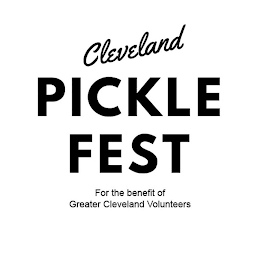 CLEVELAND PICKLE FEST FOR THE BENEFIT OF GREATER CLEVELAND VOLUNTEERS logo